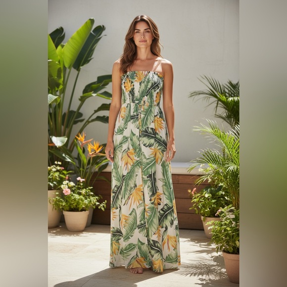 Luxxel Multicolor Smocked Dress - Picture 16 of 16